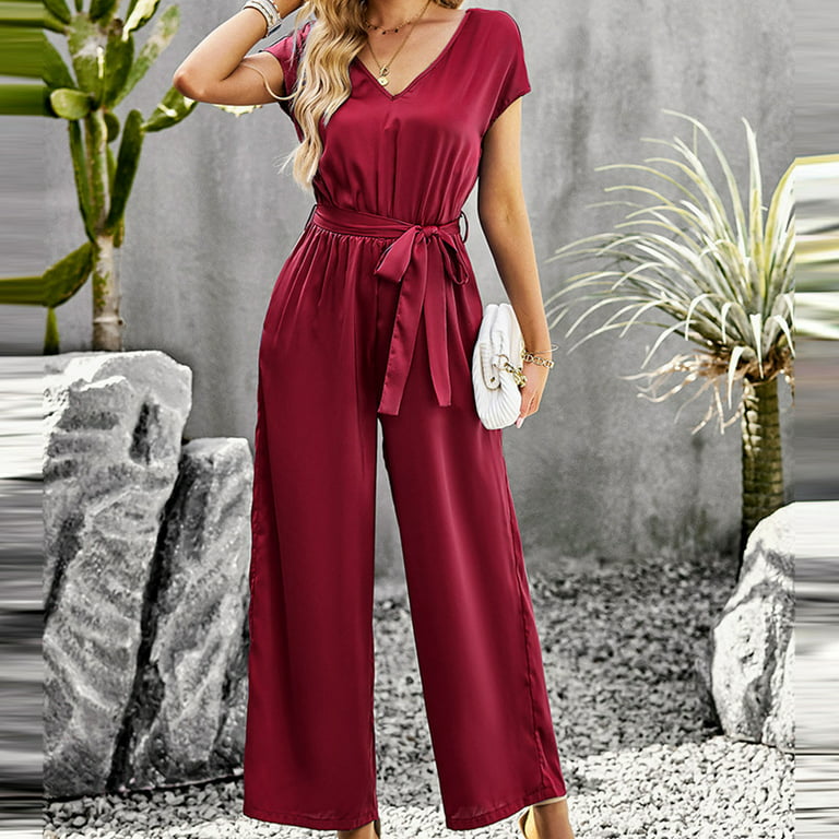 Gaecuw Jumpsuits for Women Dressy Rompers for Women Summer Dressy