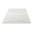 thumbnail image 5 of Abani Cozy Collection Area Rug Mid Century Modern Bedroom Living Room Decor Floor Rug 6 x 9 Cream Gray, 5 of 9