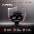 thumbnail image 5 of A-Premium 20 PCS Fender Splash Shield Push-Type Retainer Clips Compatible with Toyota Camry, Corolla, Prius, Sienna, Avalon & Mazda 3, 6 & Mitsubishi Outlander & Scion & Suzuki - for 7mm Hole, 5 of 9