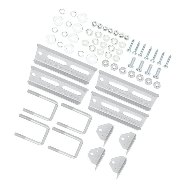 4 Juegos De Soportes Para Litera De Remolque De Barco De 8 Pulgadas, Kit De Soporte Superior Giratorio Galvanizado Para Travesaño De 3x3 Pulgadas