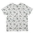 thumbnail image 2 of Retro Penguin Pattern All Over Toddler T Shirt White 4T, 2 of 2