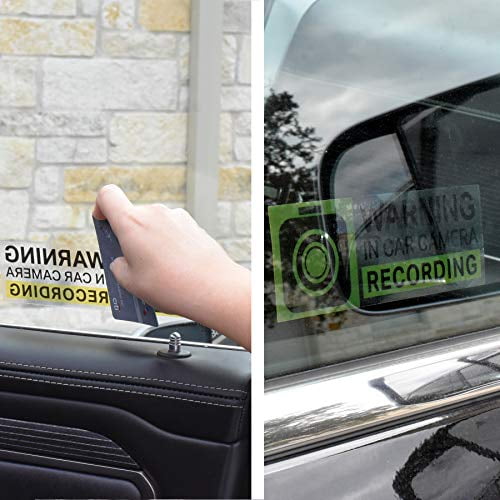 Theft In car camera recording TV Security Window Sticker / Sign Safety 