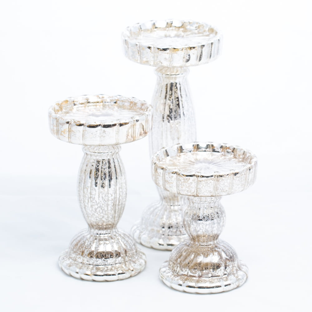 Richland Rayner Mercury Pillar Candle Holder Set of 3