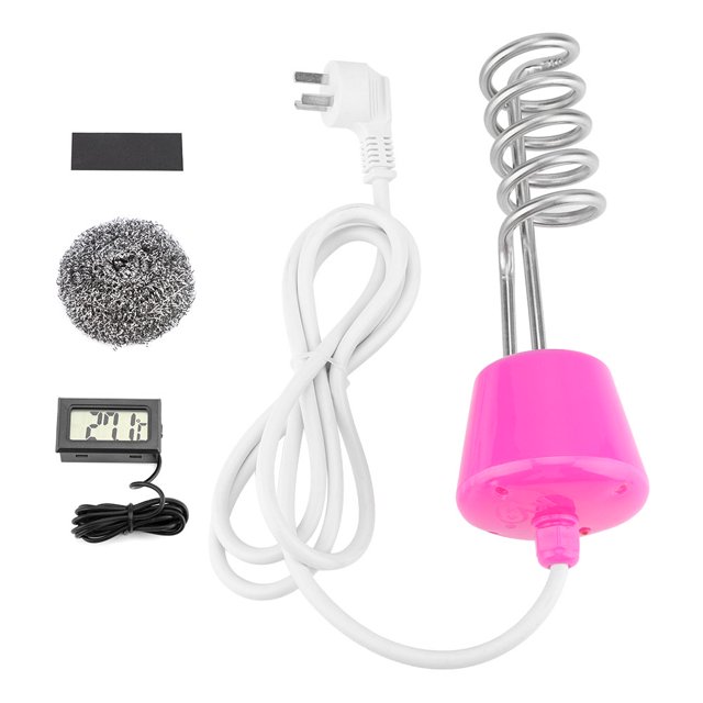 Calentador De Agua De Inmersión Calentador De Inmersión Caldera De Agua De Inmersión Elemento De Agua Caldera De Calentador De Inmersión 3000W 220V Inoxidable Cergrey Immersion Water Boiler