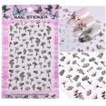 thumbnail image 1 of F199 [1254] Blooming flower 3d art stickers decals self adhesive manicure nail tips decoration, 1 of 5