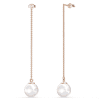 thumbnail image 6 of Cate & Chloe Aspen 18k Rose Gold Plated Shell Pearl Dangle Earrings for Women, Gift for Her, 6 of 7