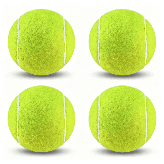 BESTSKY Tennis Balls,4 Pack Training Tennis Balls – Practice Balls for Beginners&Playing Balls for Dogs Mini Tennis Balls for Dogs
