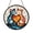 Acrylic 3.5 Inch, variant on Decorative Cat Pair with Heart Stained Glass Style Suncatcher Window Hanging, Cute Feline Couple Glass Art Panel Ornament, Romantic Animal Window Sun Catcher Decor for Living Room Home Gift