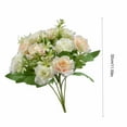 thumbnail image 3 of Zmeidao Artificial Rose Bouquet Fake Flowers for Wedding Flower Decor Birthday Gifts Centerpiece Table Home Garden Decorations, 3 of 6