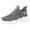 Green, variant on Womens Lace Up Running Shoes Comfortable Slip On Athletic Sneakers Lightweight Mesh Soft Sole NonSlip Work Shoes Green Size 6.5