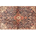 thumbnail image 1 of Ahgly Company Machine Washable Indoor Rectangle Contemporary Dark Sienna Brown Area Rugs, 3' x 5', 1 of 7