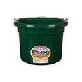 thumbnail image 2 of Miller Mfg Co Inc Flat Back Plastic Bucket- Green 8 Quart - P8FBGREEN, 2 of 2