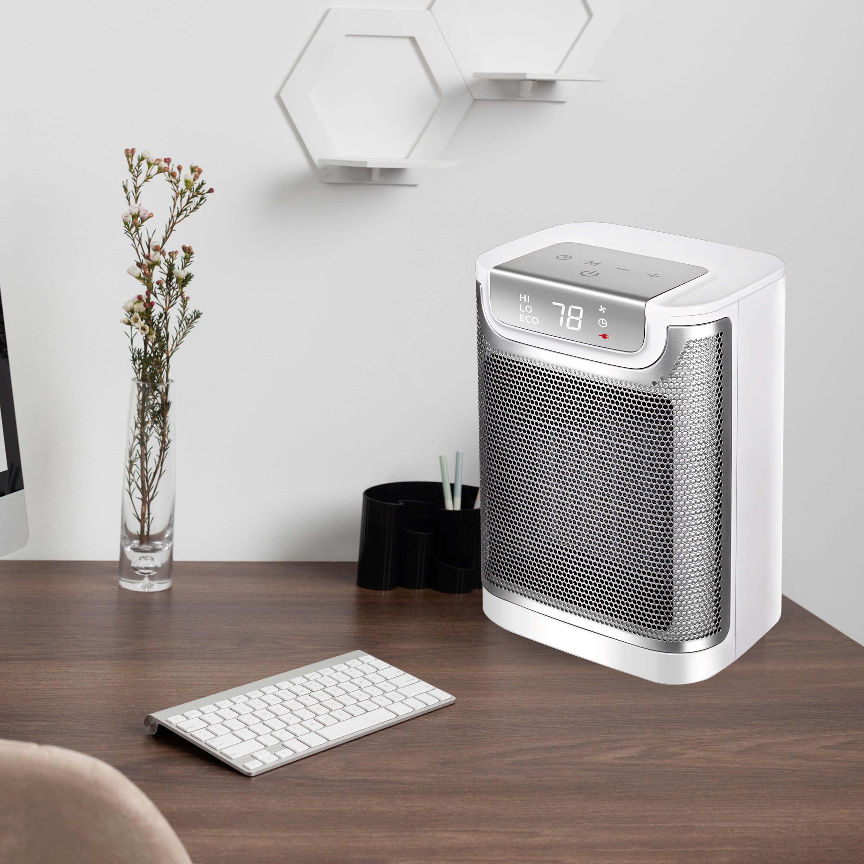 Soleil 1500W Ceramic Fan-Force Electric Space Heater With