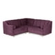 thumbnail image 2 of Sala Esquinera De Velvet Morado Modelo Sabbat, 2 of 8