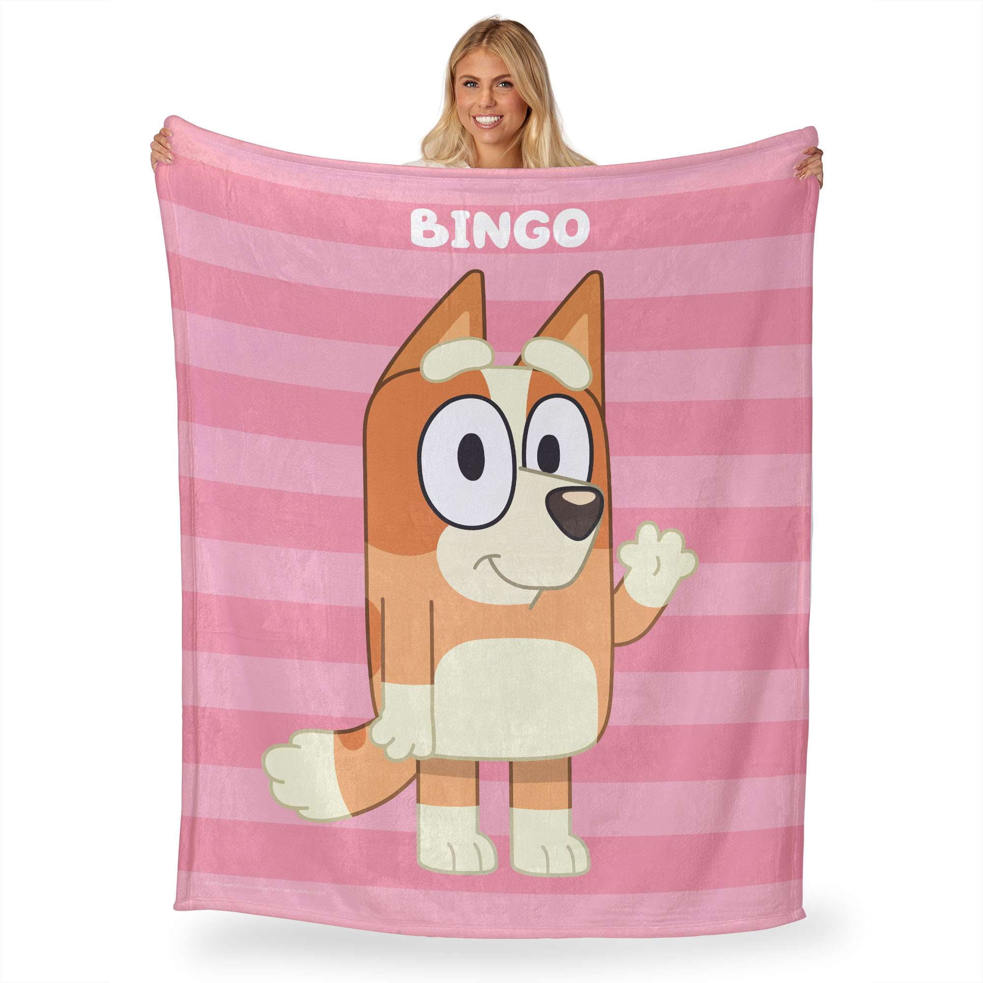 Bluey Roll Call Bingo Kids 
Silk Touch Throw Blanket