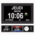 thumbnail image 2 of Memwake Multifunctional Large-Screen Digital Alarm Clock for 2026 World Cup, for Alzheimer's Patients with Date and Day of Week,Multiple Display Modes,10-inch Black, 2 of 7