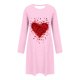 thumbnail image 3 of TaTaai Women's Valentine's Day Plus Size Printed Loungewear Set, Long Sleeve Top and Pants, Casual Sleepwear Two Piece Gift, 3 of 4