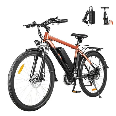 ZNH Z2 PRO Electric Bike 26" ebike for Adults 350W Motor 36V/10Ah Electric City Bicycles Mountain Commuter 21-Speed Rose Gold