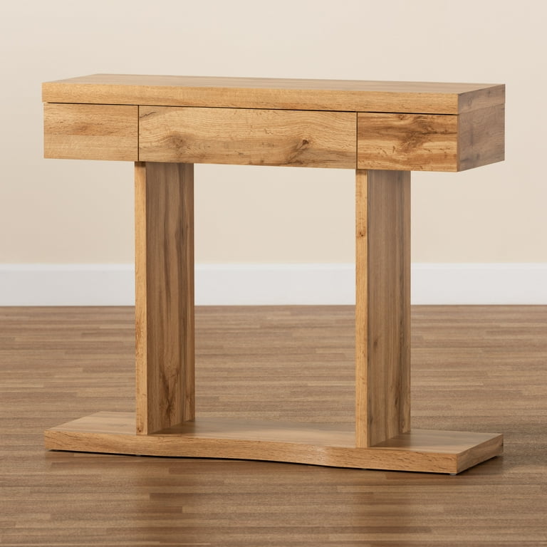 Baxton Studio Otis Modern and Contemporary Oak Brown Finished Wood