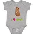 thumbnail image 3 of Inktastic I Love Rats Boys or Girls Baby Bodysuit, 3 of 5
