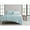 Aqua, variant on Kathy Ireland Twill Weave Luxury 4-Piece Sheet Set