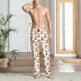 thumbnail image 4 of KLL Mens Pajama Pants for Men,Mens Lounge Pants,Funny Gifts for Men,Men's Pajama Bottoms-Kawaii Shiba Dog, 4 of 5