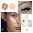 kghsaz 2 Packs Eyeshadow,Body Glitter Gel For Body Facial Hair And Lips Under Light Color Change