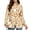 Autumn Goose Pumpkin Print, variant on Pink Floral Dragonfly Women Suit Jacket, Long Sleeve Open Front Blazer with Pockets, Stretchy Fabric for Office and Fall Wear, Size Small
