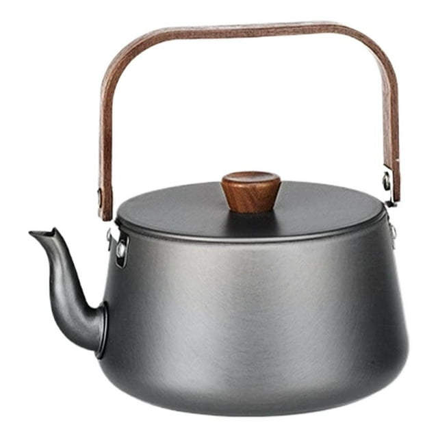 1100ML Outdoor Kettle - Large Capacity Camping & Picnic Portable Aluminum Tea Maker Wild Tea Pot & Coffee Maker