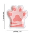 thumbnail image 2 of 10 Pack Disposable Paper Plates Paw Shape Cute Birthday Party Decoration Supplies for Cake Dessert Food, 2 of 6