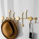 thumbnail image 4 of Perchero de Pared de Hierro Forjado, Resistente, para Guardar Llaves y Pinzas de Ropa, Fácil de Instalar, Organizador Multiusos para Cocina o Baño, Diseño Compacto, Tamaño 32 X 12 Cm., 4 of 7