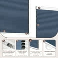 thumbnail image 6 of Allesin Cellular Shades Cordless Blackout Honeycomb Blinds for Indoor Windows, Thermal Insulated Window Shades Noise Reduction, Easy to Install, Perfect for Bedroom/Living Room, Blue 24" W x 36" H, 6 of 8