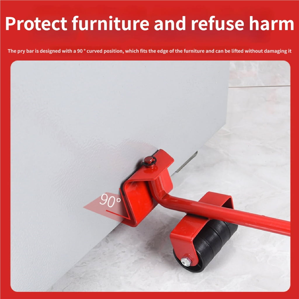 Good Quality Plastic Wheel Sliders Set for Smooth Rotating and Easy Furniture Moving on All Types of Flooring Surfaces