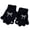 Black, variant on Sweet Pearls and Bowknot Decor Gloves for Girls,Soft & Breatahble Knitted Mittens Split Finger Mitts for Outdoor Sports
