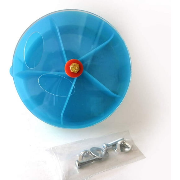 Bird Creative Foraging Toy Seed Food Ball Rotate Wheel for Small and Medium Parrot Parakeet Cockatiel Conure African Grey Cockatoo Macaw Amazon Budgie Lovebird Canary Cage Feeder