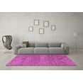 thumbnail image 3 of Ahgly Company Indoor Rectangle Abstract Purple Modern Area Rugs, 7' x 9', 3 of 4