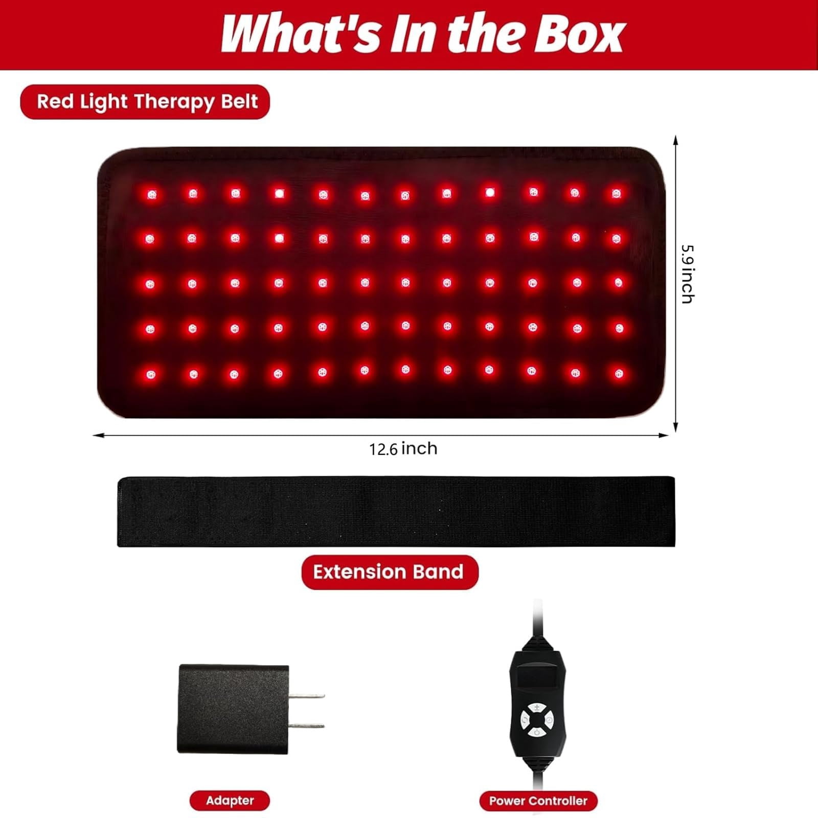 Red Light Therapy Pad for Body, 3-in-1 LED 660nm & 850nm Infrared Light Therapy Pad for Dogs, Shoulder, Back, Knee.with Timer Controller Gift for Women Men