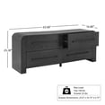 thumbnail image 6 of Christopher Knight Home 4-Drawer Dresser, Contemporary Chest with Rounded Corners and Metal Handles, Black, 6 of 10