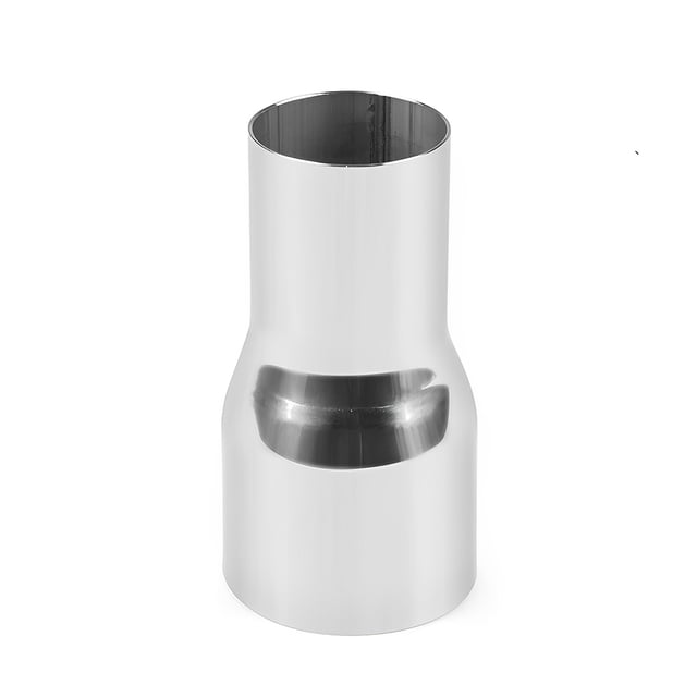 Riwesomey Adaptador de escape Universal para motocicleta, conexión de tubería soldada, reductor de admisión de aire, conector de silenciador, Type4 NO4