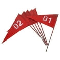 thumbnail image 5 of FRCOLOR  6 Pcs Watering Lawn Irrigation Flags Markers Identification, 5 of 8