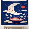 Bohemia College Tapestry - Sun Hill Bohemian Vibe Durable Tapestries Farmhouse Bohemia Washable Indoor Tapestry Decoration for Living Room College Home Dorm House - (51x59inch)