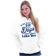 thumbnail image 4 of Dont Like Dogs or You Funny Pet Unisex Plus Fleece Graphic Hoodie Brisco Brands 4X, 4 of 5