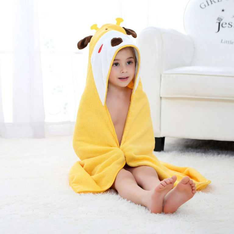 Winnie the Pooh Hooded Baby Towel With Cute Ears PERSONALISED With