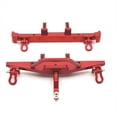 thumbnail image 1 of Para 1/12 MN128 RC Car Parts Metal Upgrade Kit de Parachoques Delantero y Trasero Rojo, 1 of 5