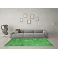 thumbnail image 3 of Ahgly Company Indoor Rectangle Oriental Emerald Green Industrial Area Rugs, 2' x 5', 3 of 4