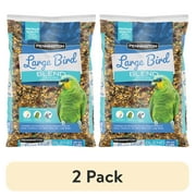(2 pack) Pennington Large Bird Diet- Specifically Formulated for African Greys, Cockatoos and other birds with large-sized beaks
