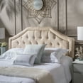 thumbnail image 4 of Tête de Lit Rembourrée en Lin Taille Complète avec Hauteur Réglable, Capitonnage pour Chambre, Tête de Lit Douce pour Confort et Style, Beige, 4 of 8