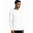 thumbnail image 3 of Hanes Long Sleeve T-Shirt 2-Pack Men Crewneck Lightweight Slim Fit Perfect S-3XL, 3 of 3