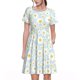 thumbnail image 1 of Balery Daisies Flowers Vestidos sueltos de manga corta para mujer, vestidos de verano 2025, vestidos casuales de corte A con vuelo., 1 of 6