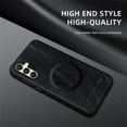 thumbnail image 2 of Allytechgroup Magnetic for Samsung Galaxy A16 5G Case, Compatible with MagSafe Support Magnetic Car Phone Mount PU Leather Slim Phone Case for Women Men for Samsung Galaxy A16 5G, Black, 2 of 8